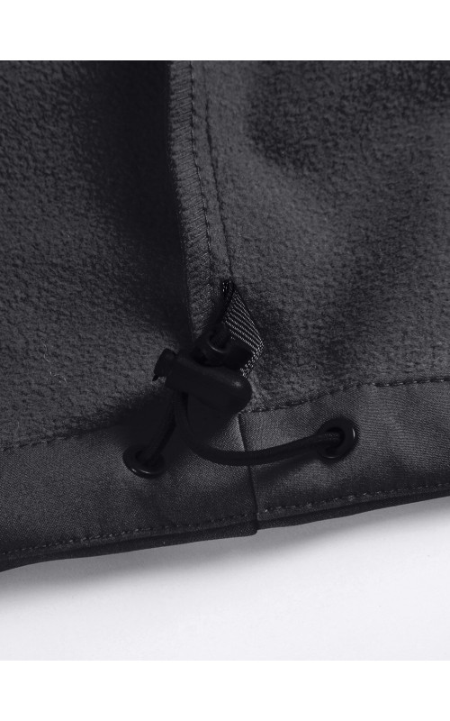 Женская спортивная парка с капюшоном softshell, чёрная, для активного отдыха в Тюмени