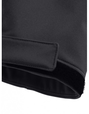 Женская спортивная парка с капюшоном softshell, чёрная, для активного отдыха в Тюмени