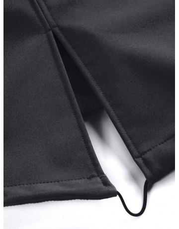 Женская спортивная парка с капюшоном softshell, чёрная, для активного отдыха в Тюмени