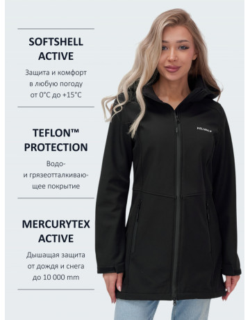 Женская парка для активных прогулок.