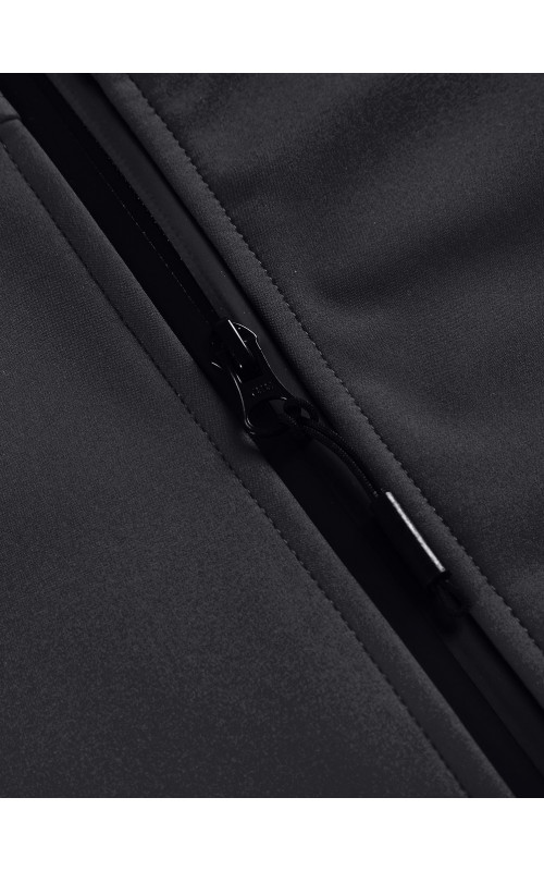 Женская спортивная парка с капюшоном softshell, чёрная, для активного отдыха в Тюмени