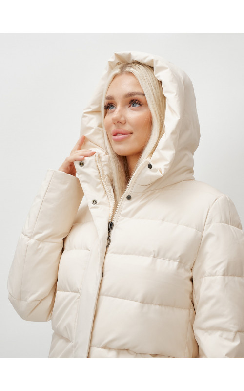 Длинный зимний пуховик для молодёжи