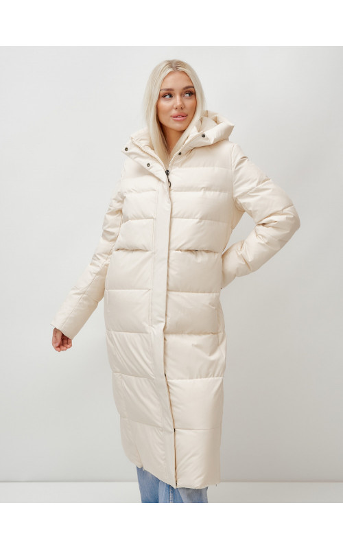 Длинный зимний пуховик для молодёжи