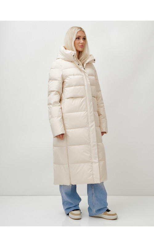 Длинный зимний пуховик для молодёжи