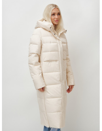 Длинный зимний пуховик для молодёжи
