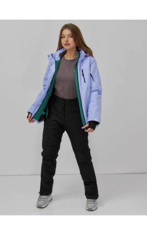 Женский горнолыжный костюм зимний для активного отдыха.