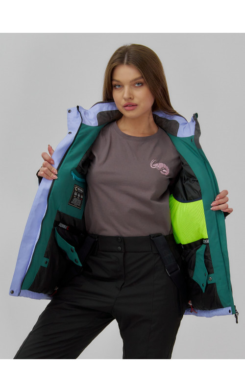 Женский горнолыжный костюм зимний для активного отдыха.