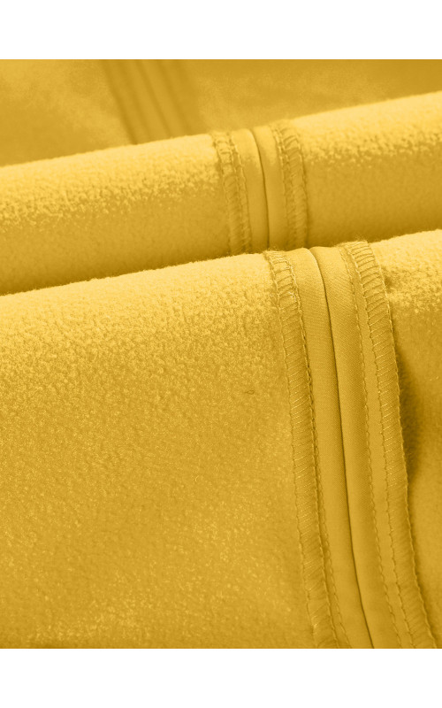 Женская спортивная парка с капюшоном softshell, жёлтая, для активного отдыха в Тюмени