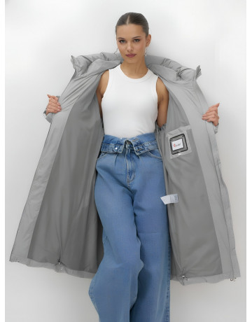 Длинный зимний пуховик для женщин