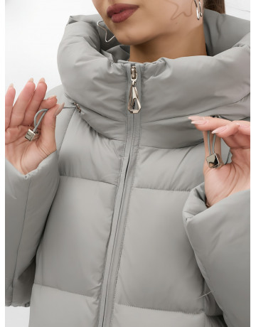 Длинный зимний пуховик для женщин