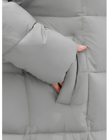 Длинный зимний пуховик для женщин