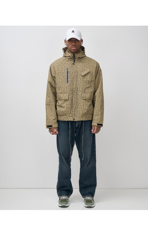 Мужская спортивная куртка для весны и осени, бежевый, для активного отдыха в Тюмени