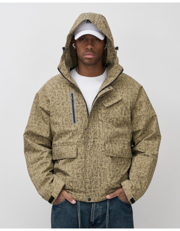 Мужская спортивная куртка для весны и осени, бежевый, для активного отдыха в Тюмени