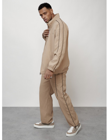 Мужской модный спортивный костюм бежевого цвета для активного отдыха в Тюмени