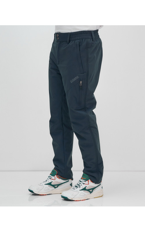 Туристические брюки тёмно-серого цвета с флисовой подкладкой Мужские