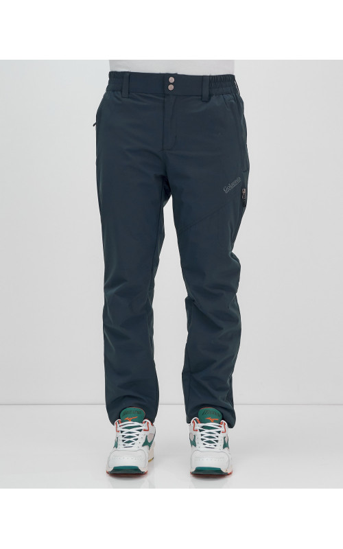 Туристические брюки тёмно-серого цвета с флисовой подкладкой Мужские