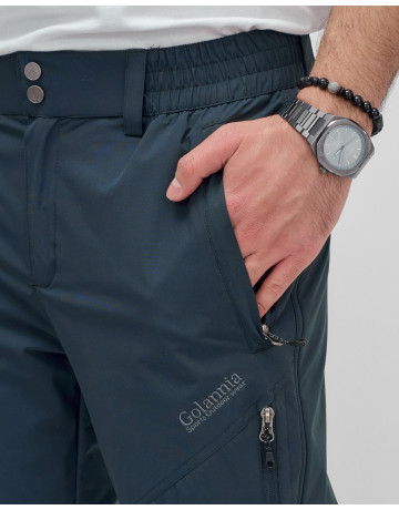 Туристические брюки тёмно-серого цвета с флисовой подкладкой Мужские