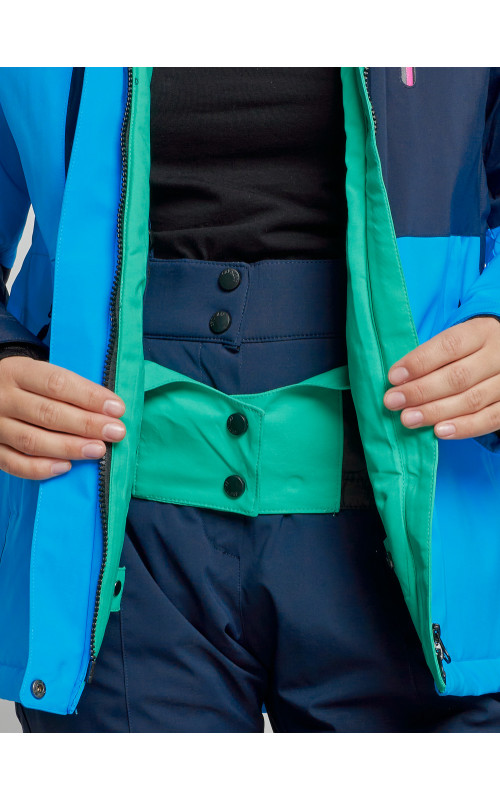 Женский горнолыжный костюм синего цвета для зимы. в Тюмени