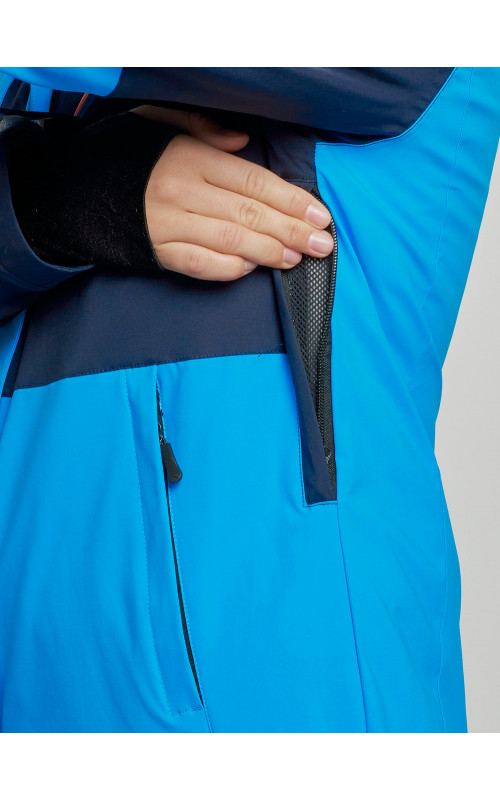 Женский горнолыжный костюм синего цвета для зимы. в Тюмени