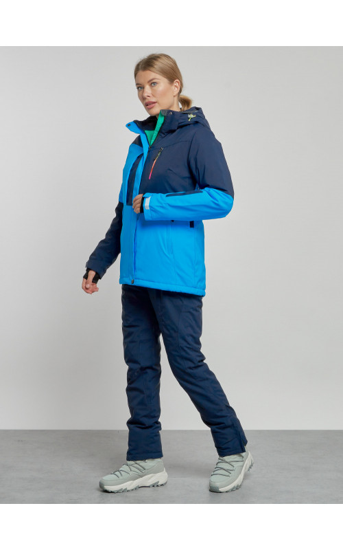 Женский горнолыжный костюм синего цвета для зимы. в Тюмени