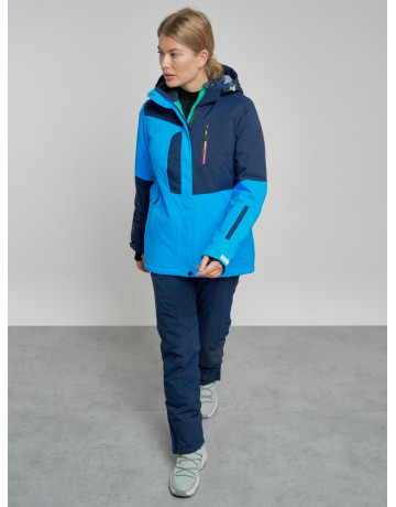 Женский горнолыжный костюм синего цвета для зимы. в Тюмени