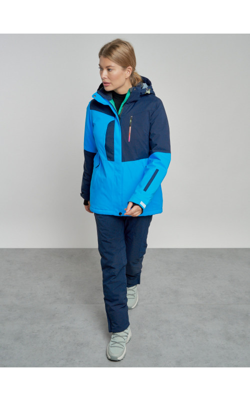 Женский горнолыжный костюм синего цвета для зимы. в Тюмени