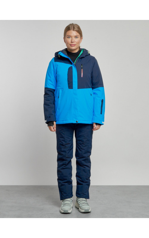 Женский горнолыжный костюм синего цвета для зимы. в Тюмени