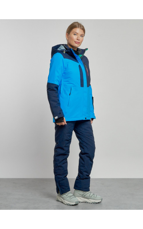 Женский горнолыжный костюм синего цвета для зимы. в Тюмени