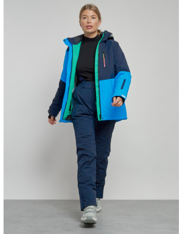 Женский горнолыжный костюм синего цвета для зимы. в Тюмени