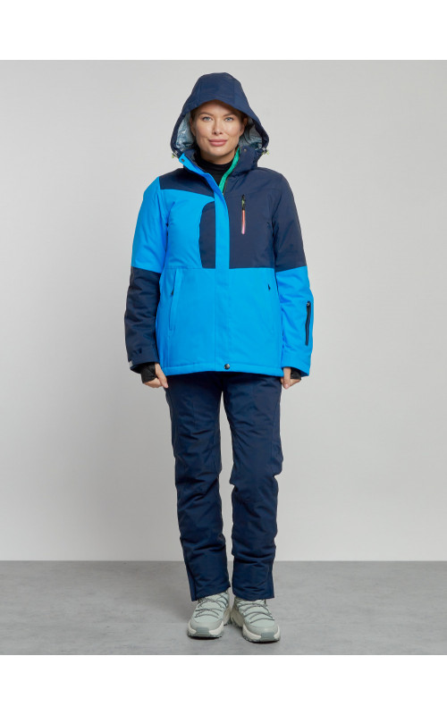 Женский горнолыжный костюм синего цвета для зимы. в Тюмени