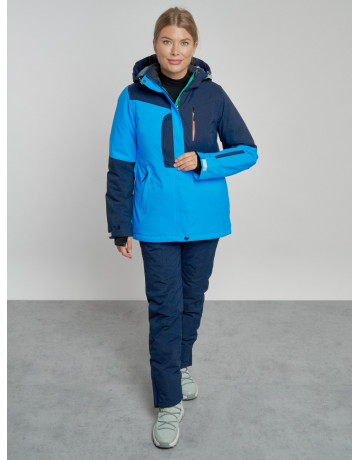 Женский горнолыжный костюм синего цвета для зимы. в Тюмени