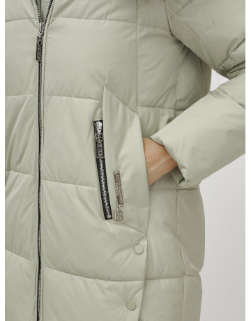 Пуховик женский зимний премиум светло-зелёный. в Тюмени