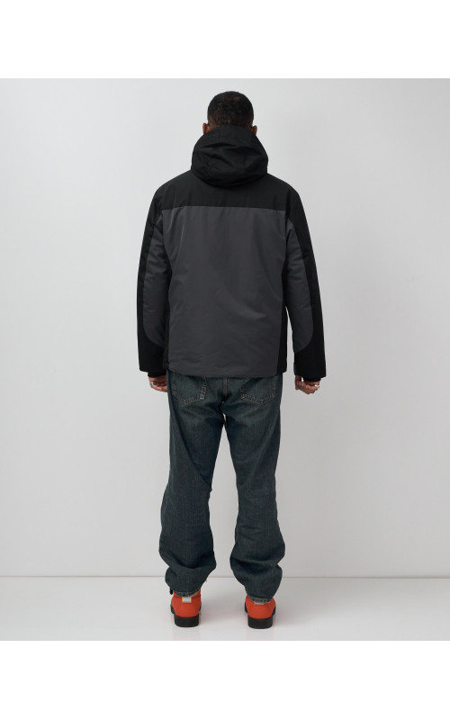 Мужская зимняя горнолыжная куртка, тёмно-серый, для спорта. в Тюмени