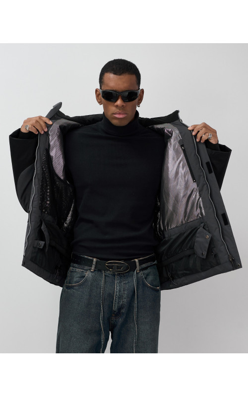 Мужская зимняя горнолыжная куртка, тёмно-серый, для спорта. в Тюмени