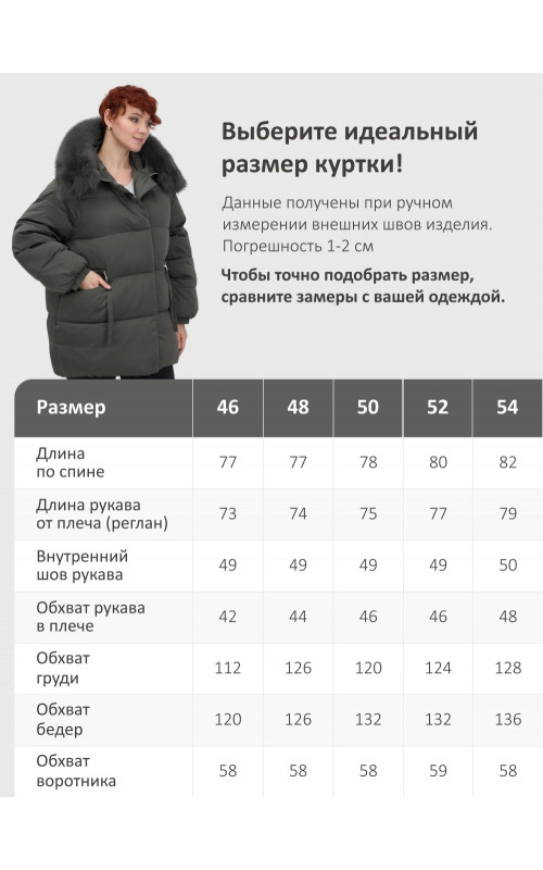 Пуховик с мехом песца, элегантный и стильный, для зимы 2025.