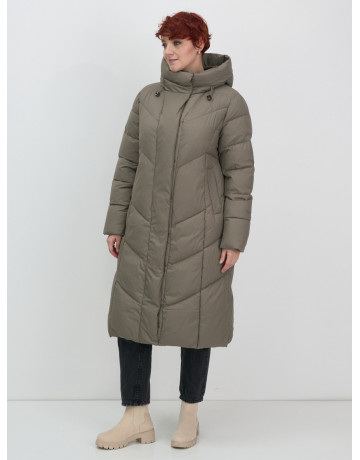 Длинный зимний пуховик для женщин