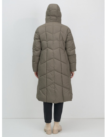 Длинный зимний пуховик для женщин