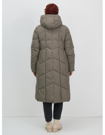 Длинный зимний пуховик для женщин