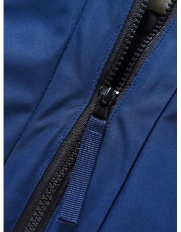 Тёплая парка для девочки с регулируемой посадкой.