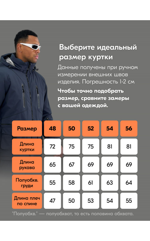 Мужской горнолыжный костюм для активного отдыха.