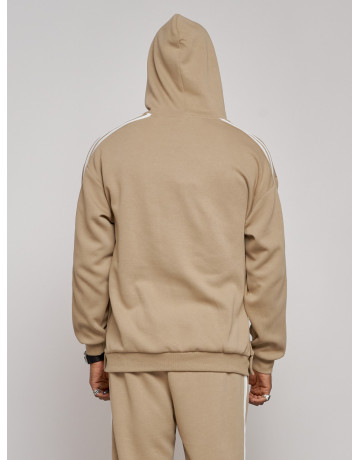 Мужской трикотажный спортивный костюм демисезонный бежевый, для спорта. в Тюмени