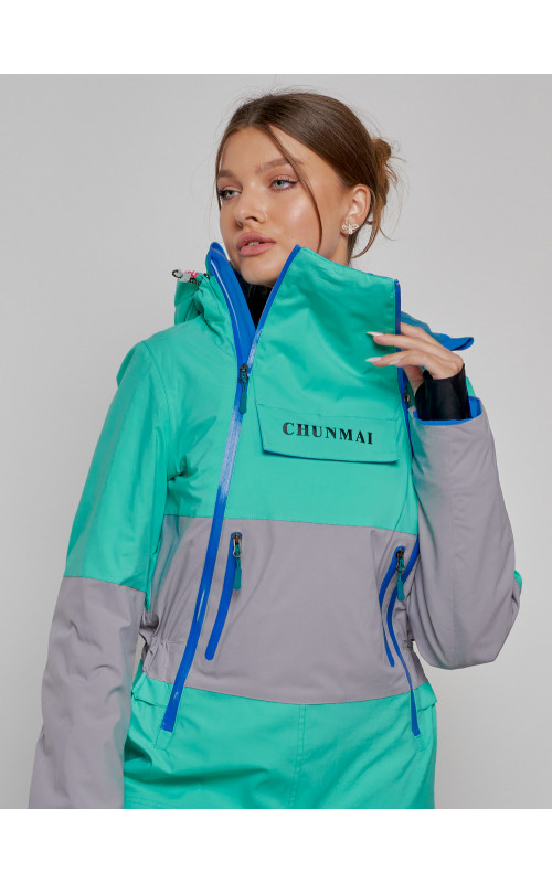 Зимний женский комбинезон для горнолыжного спорта