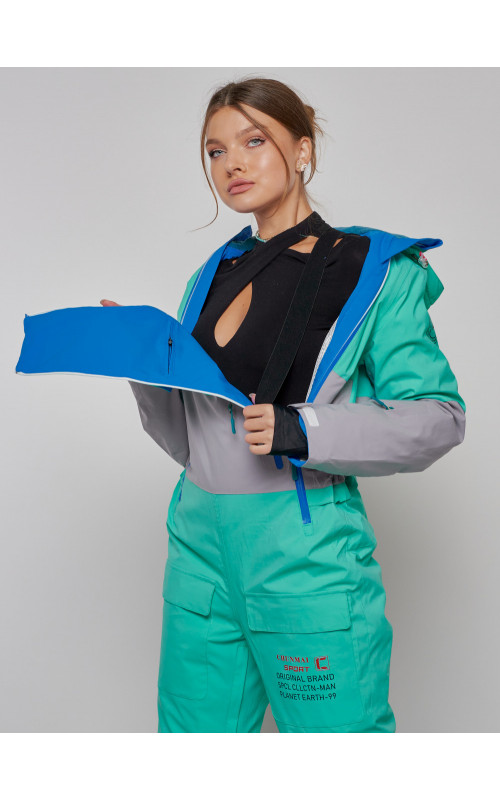 Зимний женский комбинезон для горнолыжного спорта