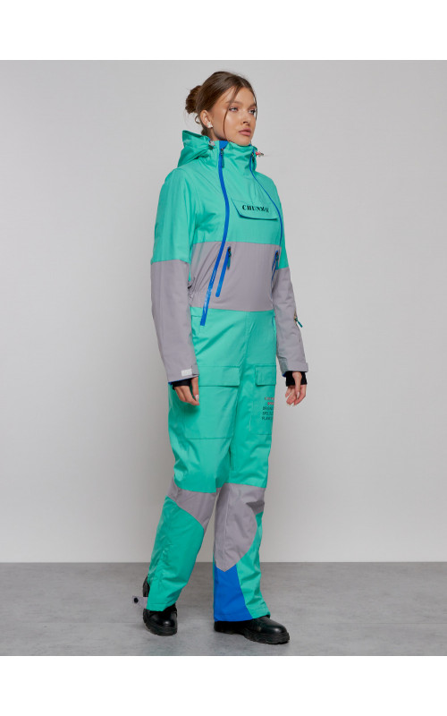 Зимний женский комбинезон для горнолыжного спорта