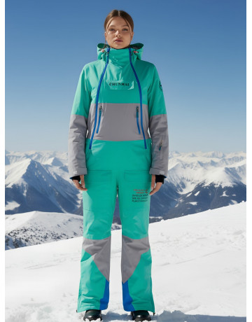 Зимний женский комбинезон для горнолыжного спорта