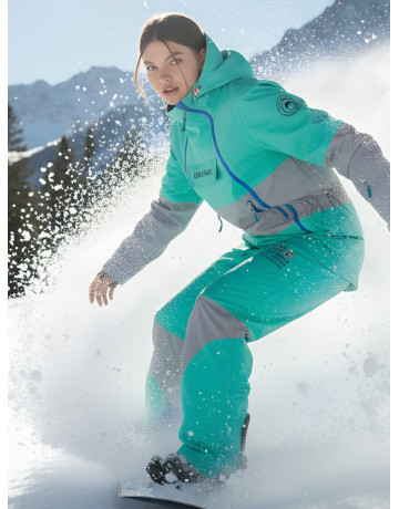 Зимний женский комбинезон для горнолыжного спорта