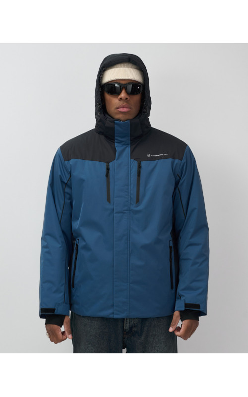 Мужская зимняя горнолыжная куртка, синий цвет. в Тюмени