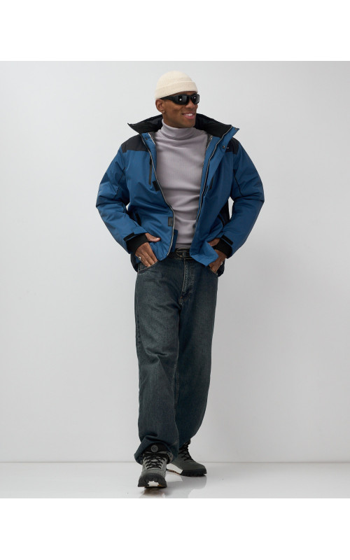 Мужская зимняя горнолыжная куртка, синий цвет. в Тюмени