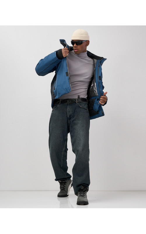 Мужская зимняя горнолыжная куртка, синий цвет. в Тюмени