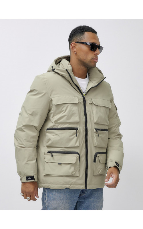 Мужская зимняя куртка большого размера для холодной погоды